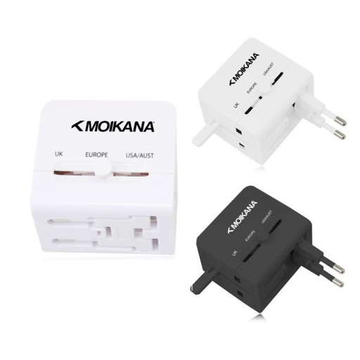 [TA6890] Worldwide Power Adapter W/ USB Port. TA6890